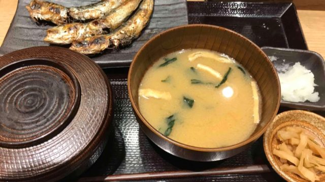 イワシ定食